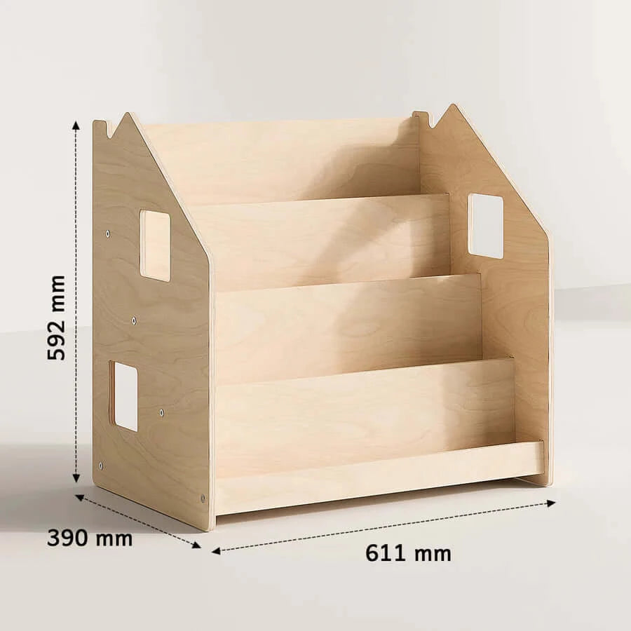 Bücherregal Häuschen, versch. Farben