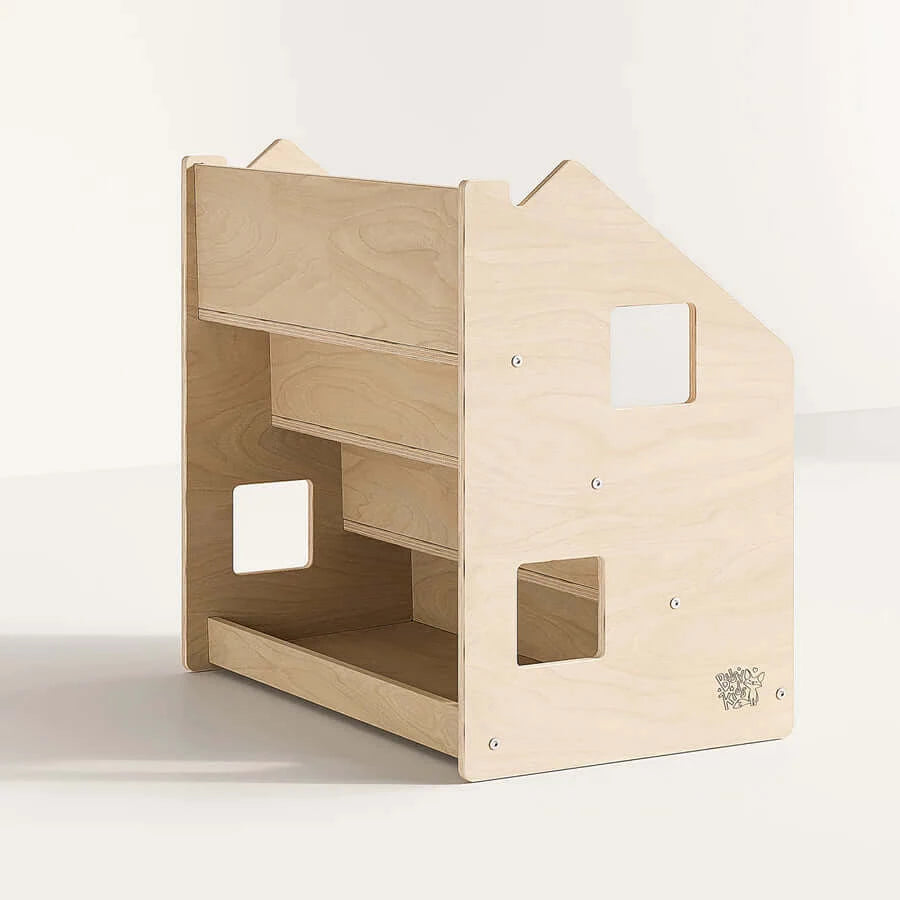 Bücherregal Häuschen, versch. Farben