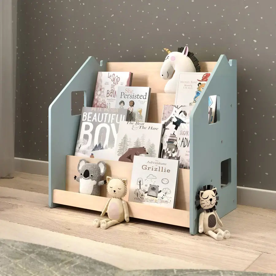 Bücherregal Häuschen, versch. Farben