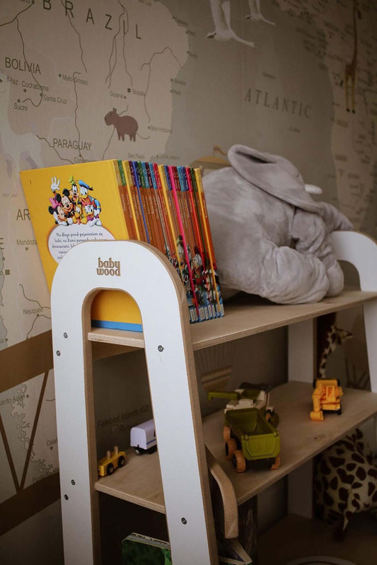 Holzregal SLIM für Kinderzimmer, versch. Größen