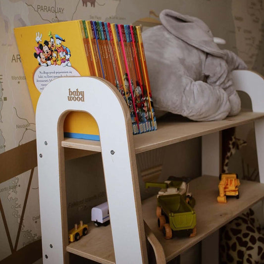 Holzregal SLIM für Kinderzimmer, versch. Größen