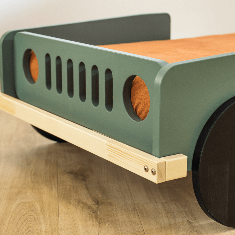 Holz Kinderbett SAFARI, versch. Farben