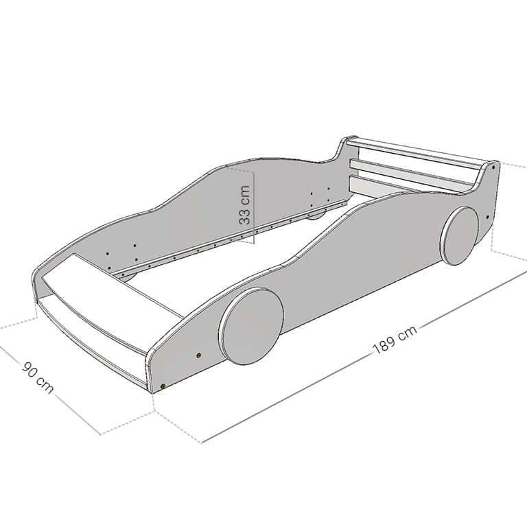Holz Kinderbett WINNER, versch. Farben