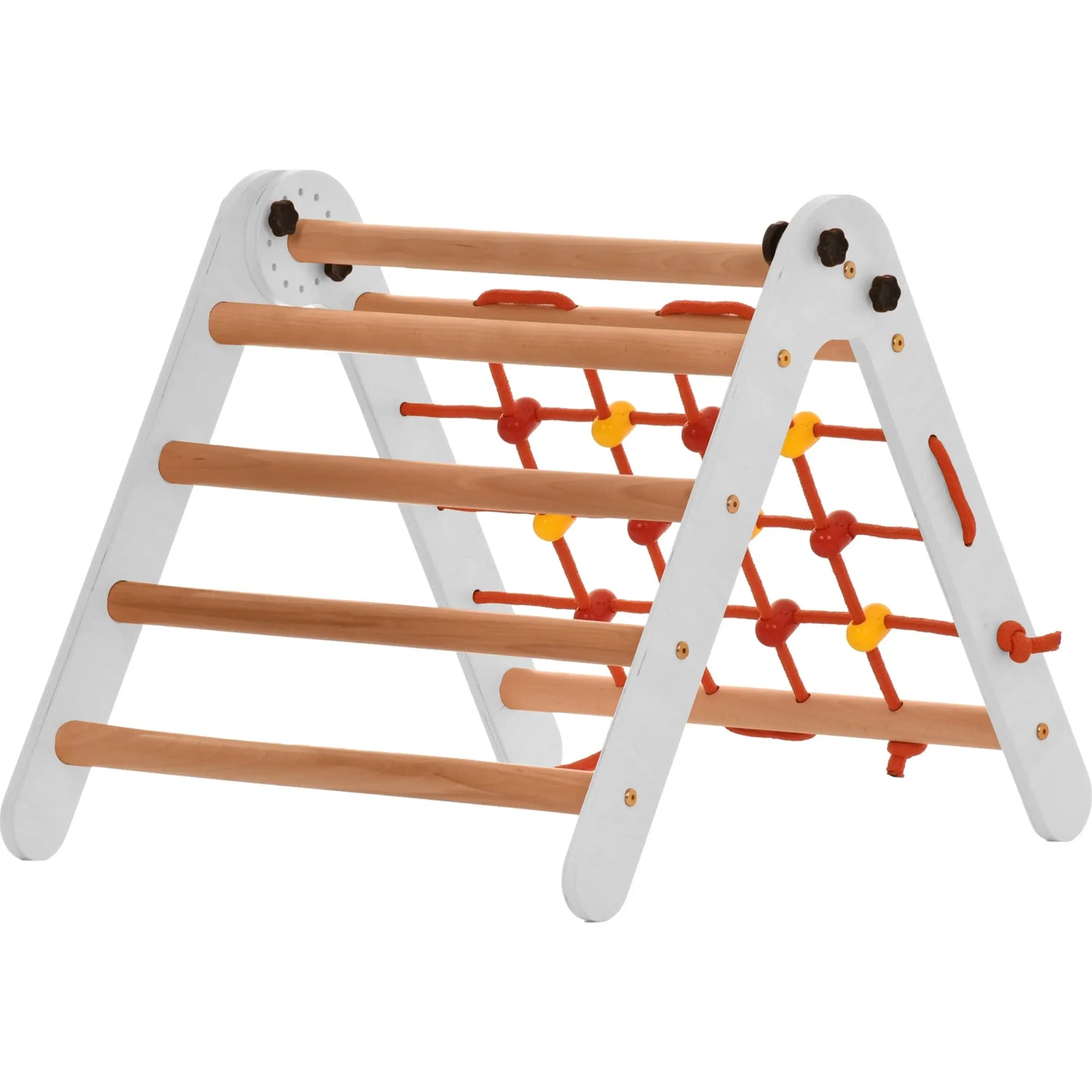 Kletterdreieck BASIC mit Leiter & Kletternetz, versch. Farben