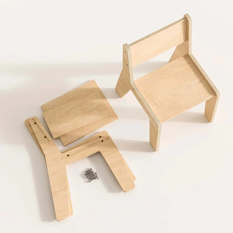 Kinderset Kletterbogen Mint mit Rutsche / Leiter & Stuhl