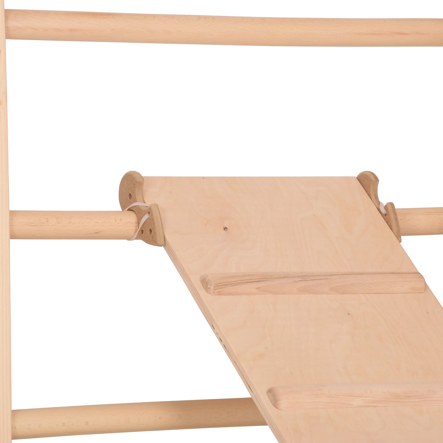Kletterwand SPORT3 für Kinder & Jugendliche, unbehandeltes Holz