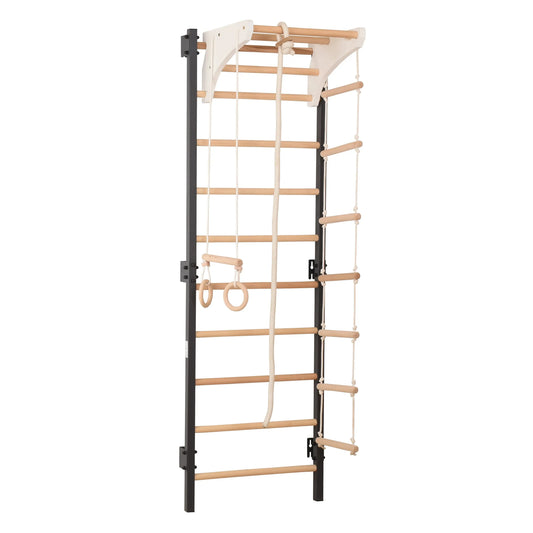 Kletterwand aus Metall mit Zubehör für Kinder