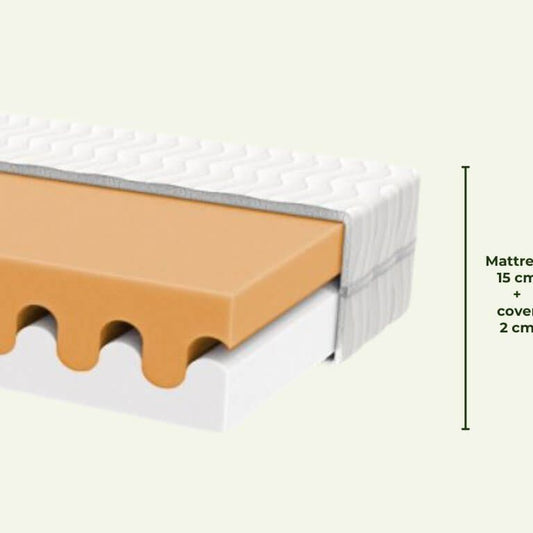 Kinderbett Matratze "Wave" mit freiem Luftraum fĂŒr bequemen Schlaf
