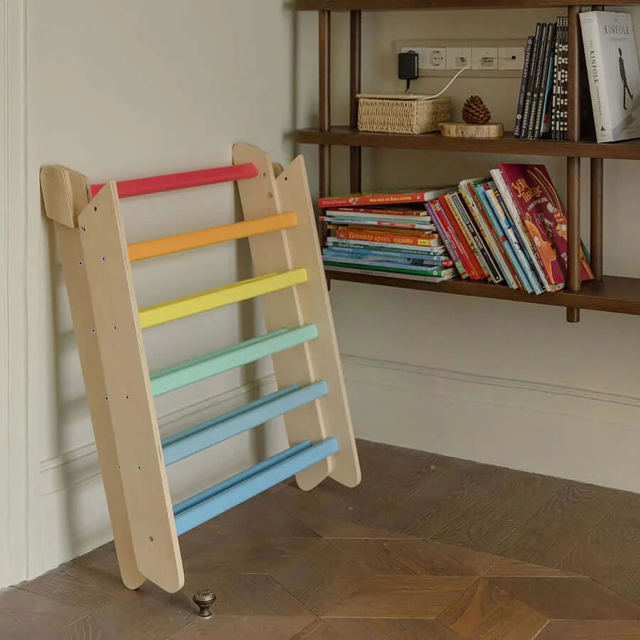 XXL Set Pikler Dreieck, 2x Rutschbrett, Schwingbogen - versch. Farben