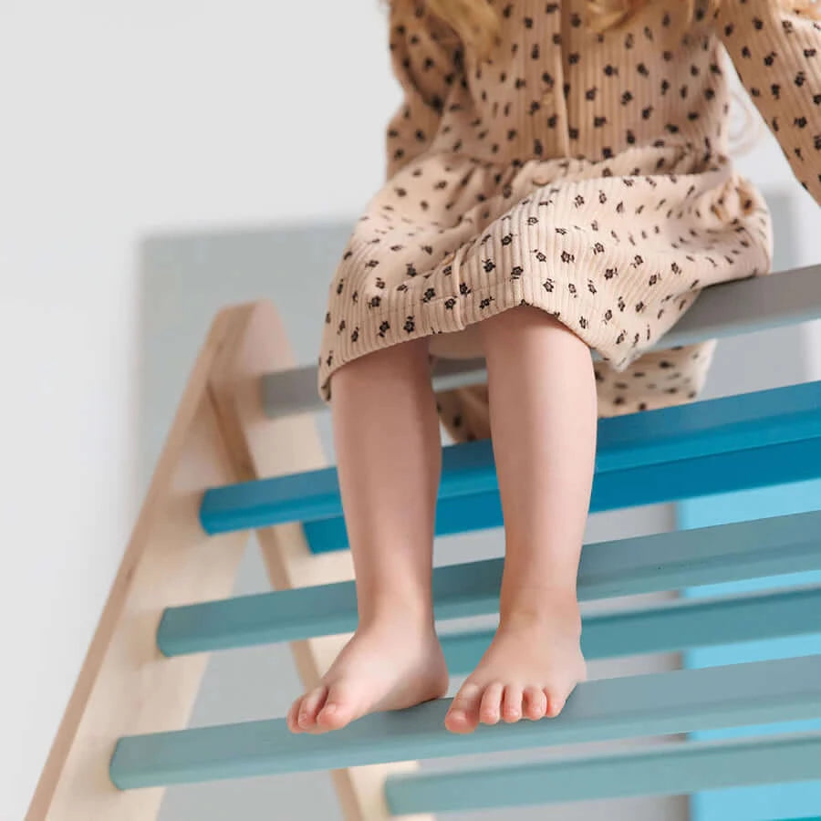 XXL Set Pikler Dreieck, 2x Rutschbrett, Schwingbogen - versch. Farben