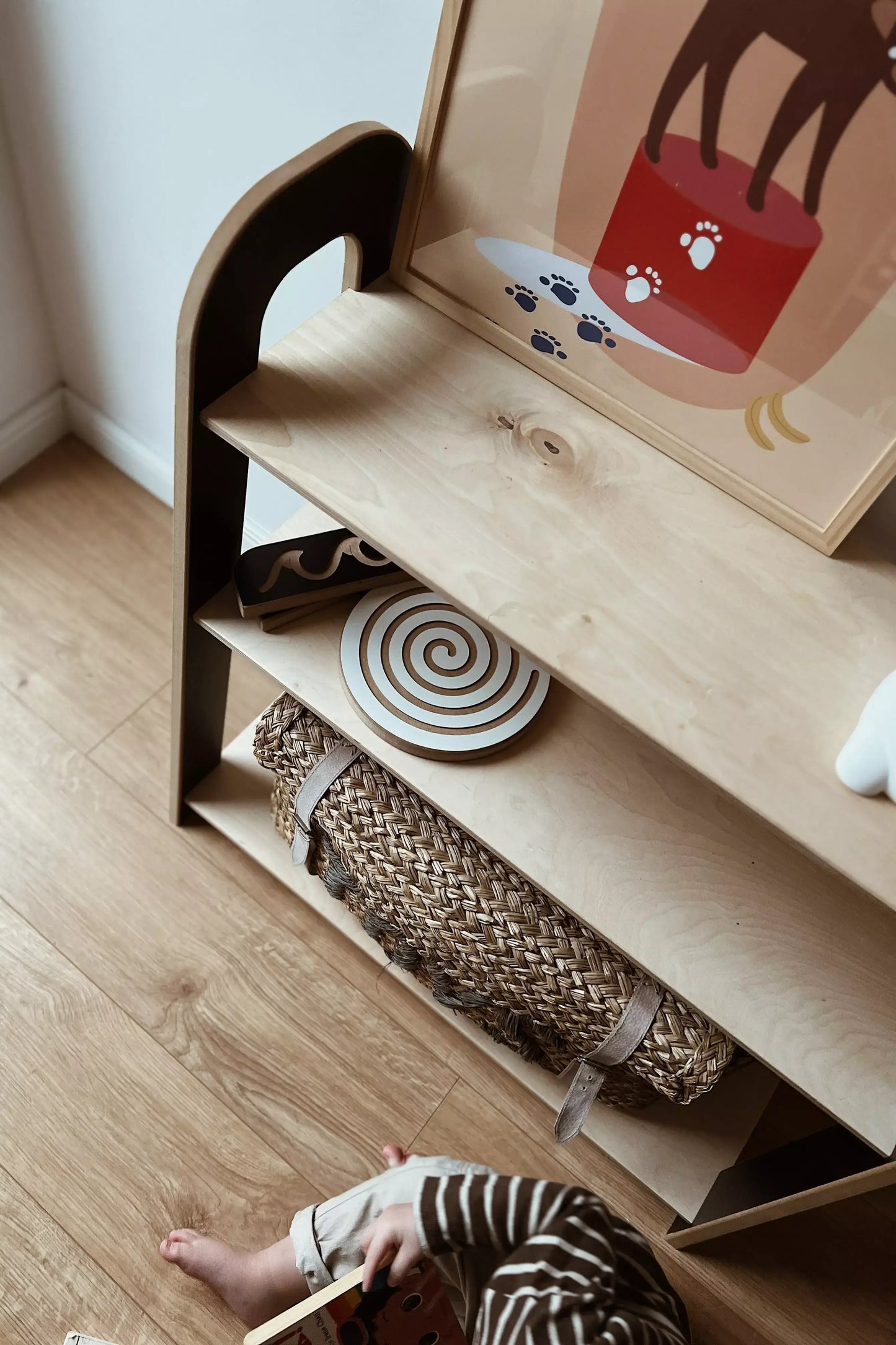 Holzregal SLIM für Kinderzimmer, versch. Größen