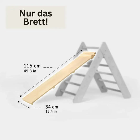 Doppelseitiges Rutschbrett / Leiter für Kletterdreieck