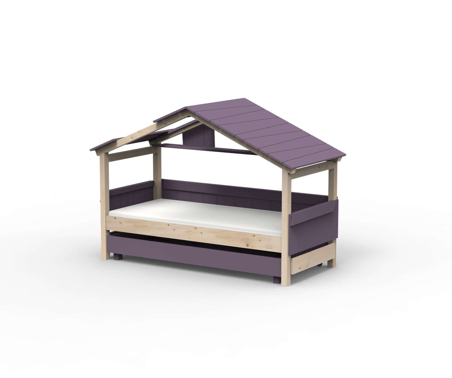 Starlight Hausbett mit Zusatzbett für Kinder
