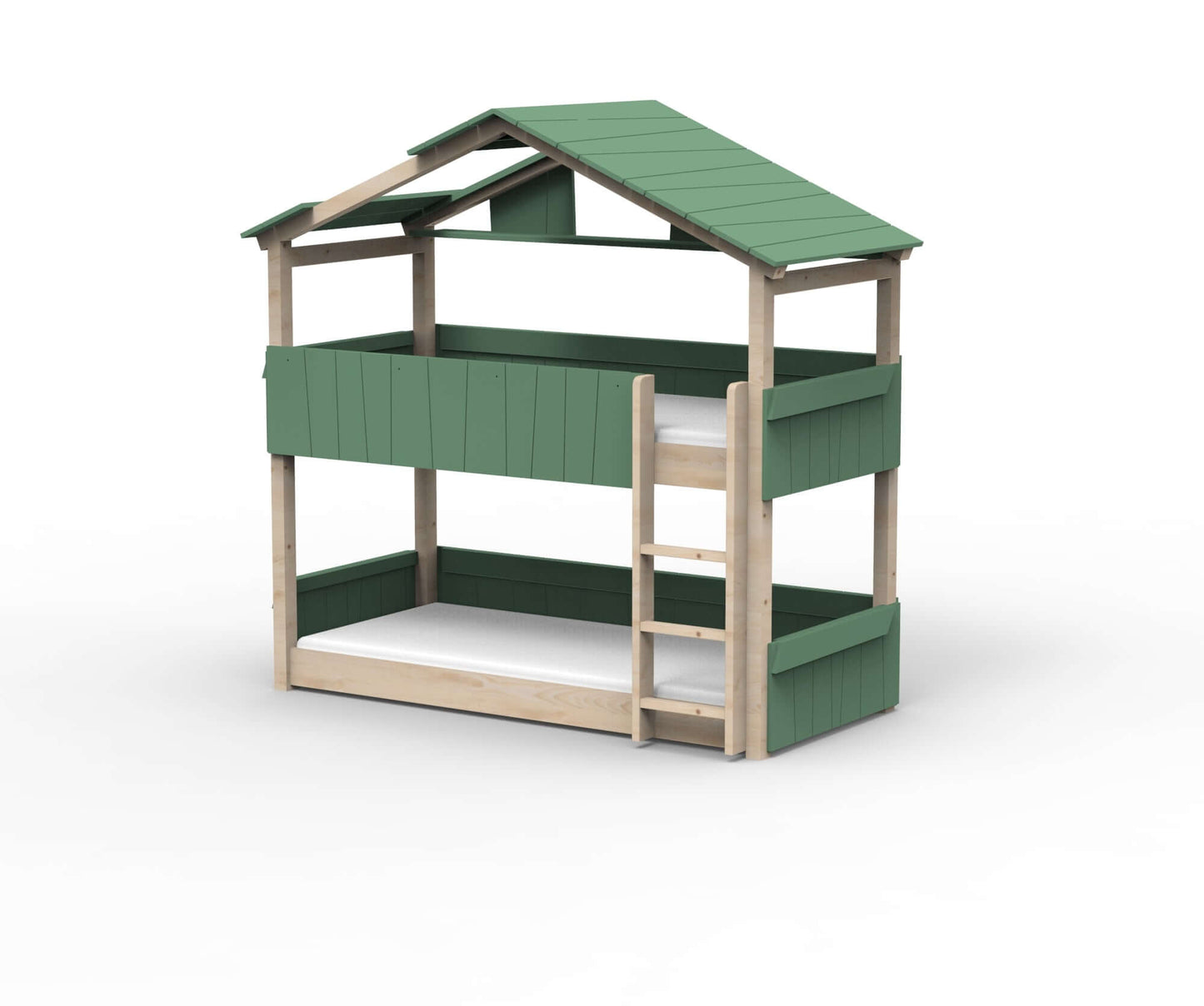 Starlight Haus-Etagenbett für Kinder mit Dach