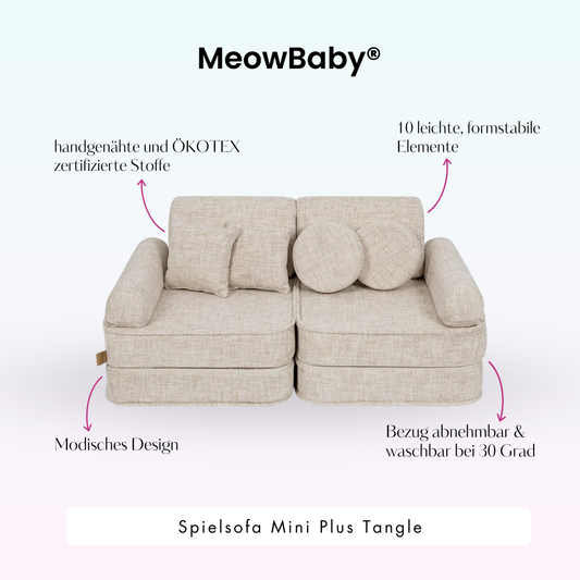 Spielsofa Mini Plus Tangle - Cozy Chenille Edition
