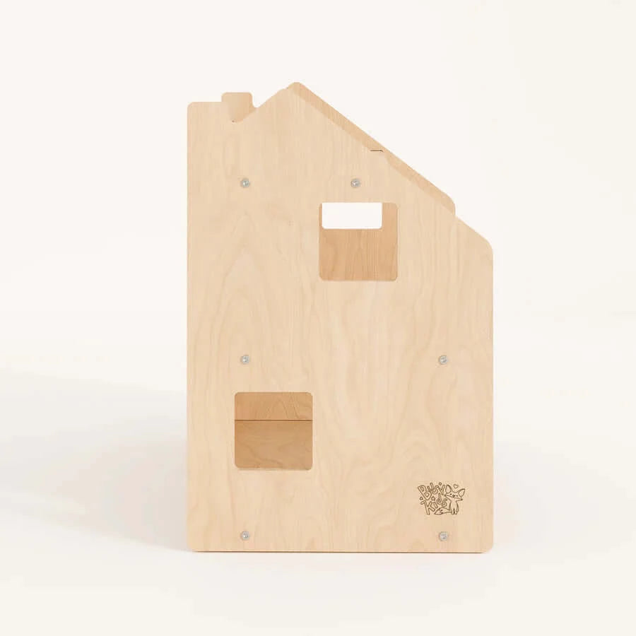 Spielzeugregal Häuschen, versch. Farben