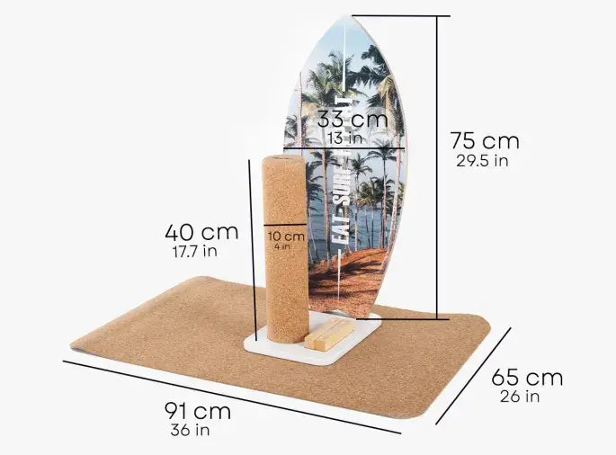 Surf Board / Yoga Board, verschiedene Motive