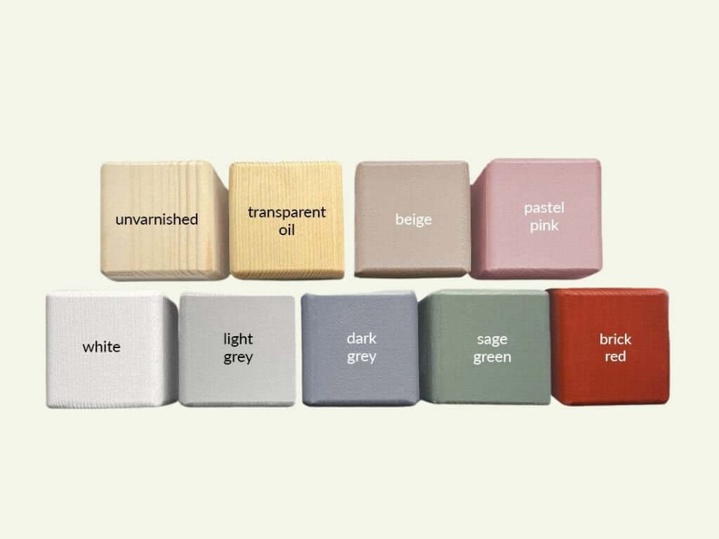 Unterbett Holzschublade auf Rollen