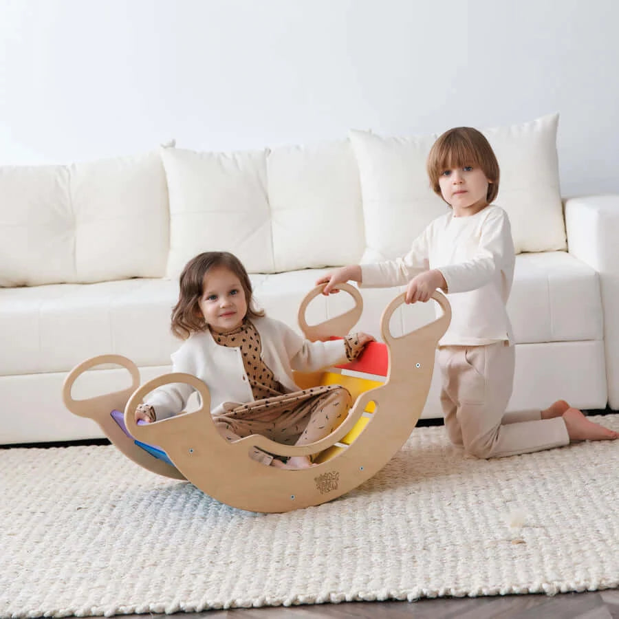 5-in-1 Montessori Kletterbogen Bunt