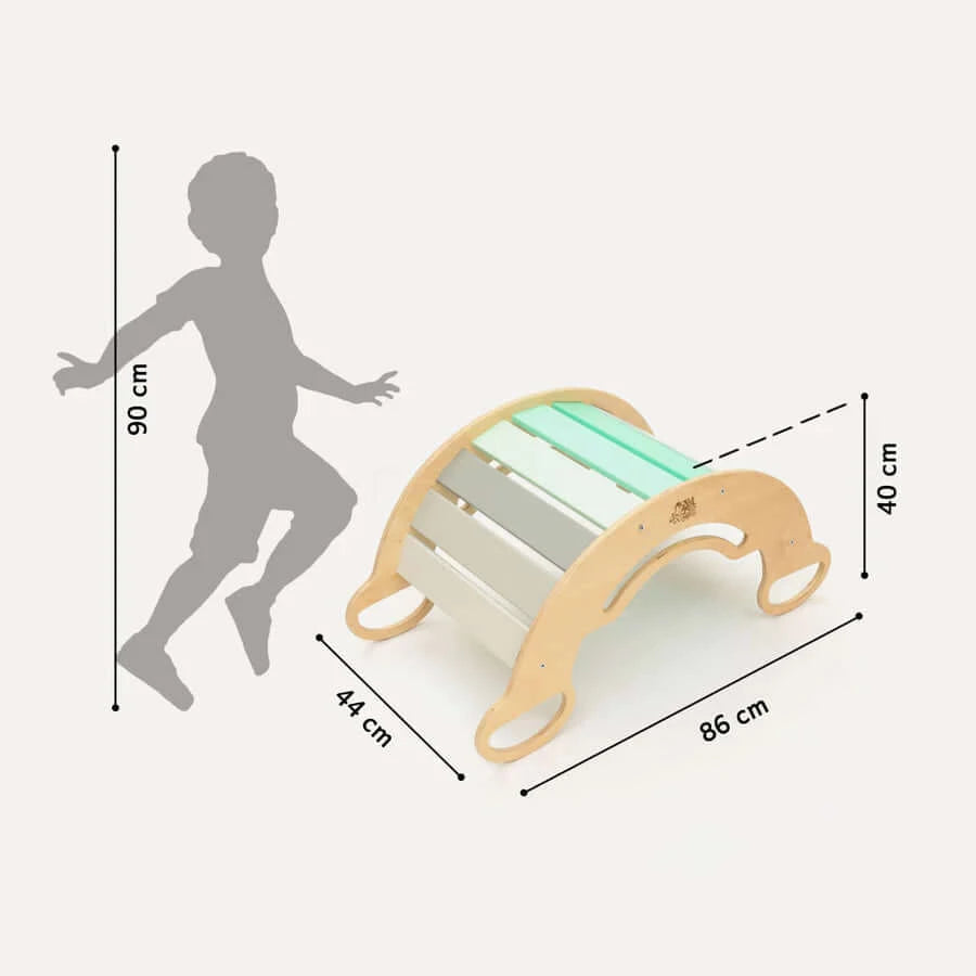 5-in-1 Montessori Kletterbogen Mint