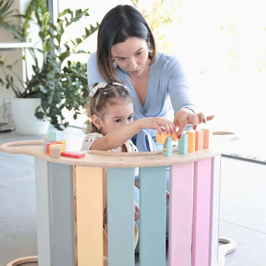 5-in-1 Montessori Kletterbogen Pastell