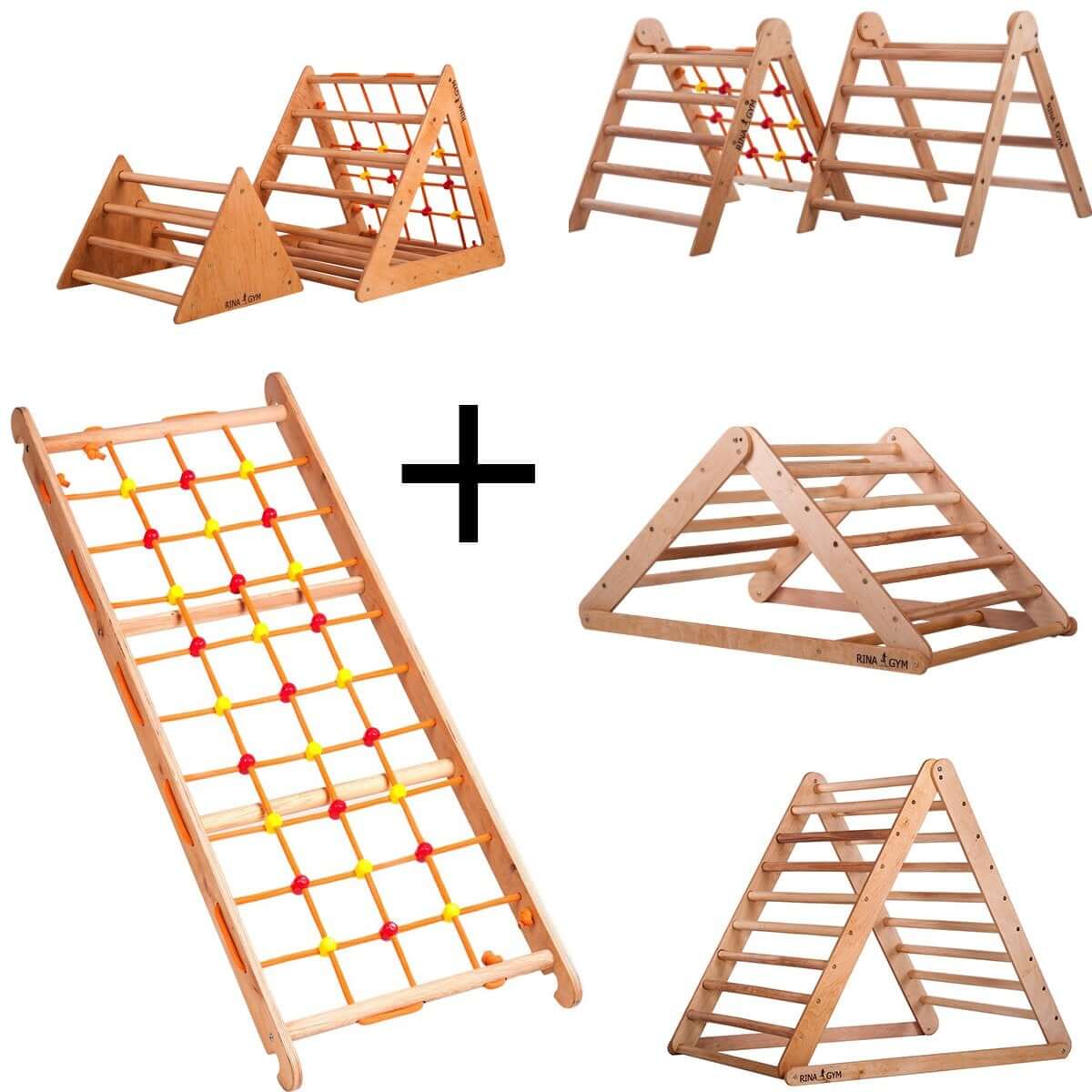 Kletternetz für Kletterdreieck