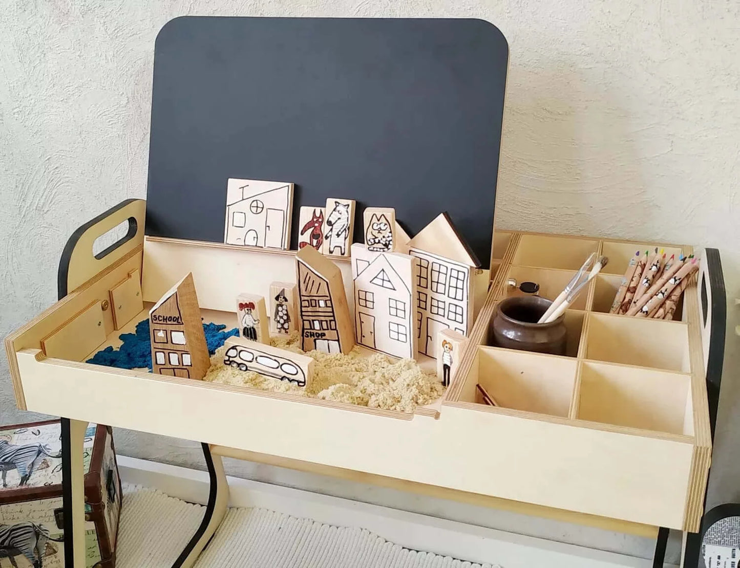 Set Schreib- und Maltisch mit Stuhl "Leni"