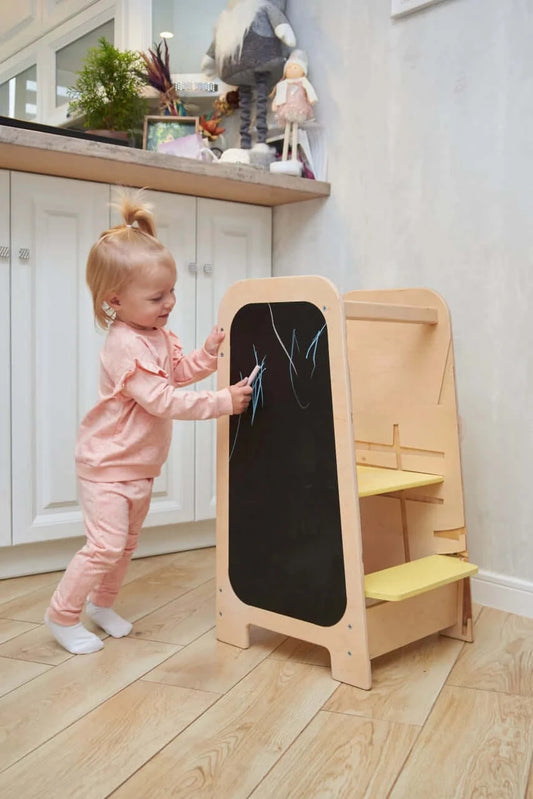 Multifunktionaler wachsender Lernturm 5-in-1, versch. Farben