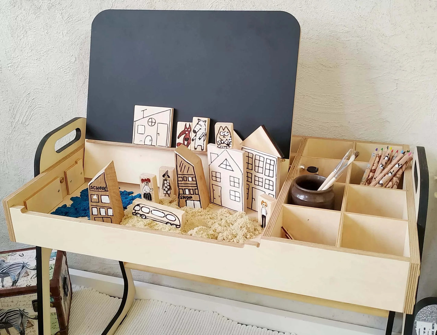 Set Schreib- und Maltisch mit Stuhl "Leni"