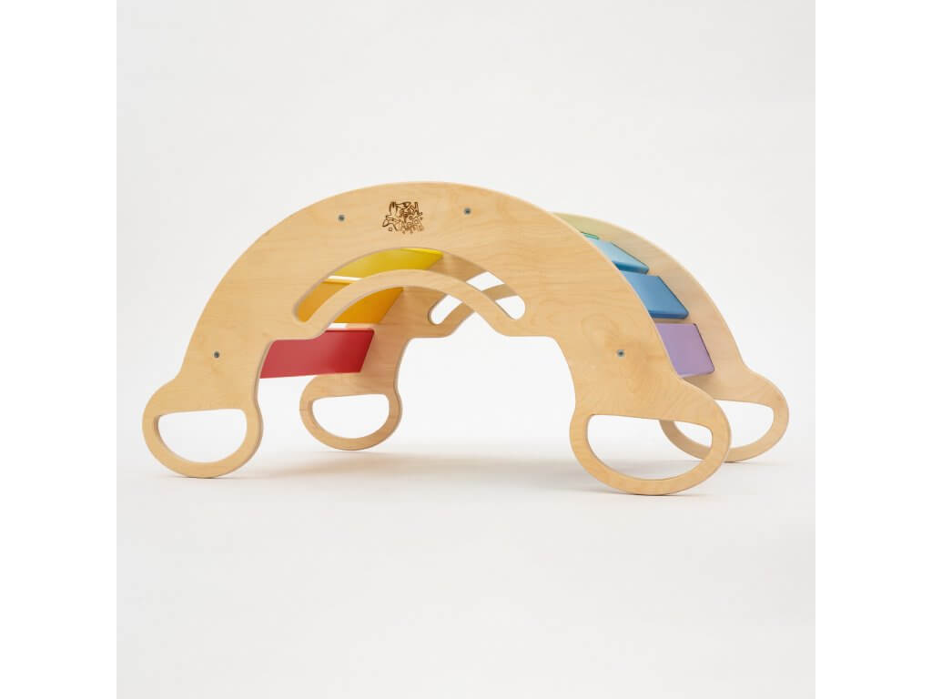 5-in-1 Montessori Kletterbogen Bunt
