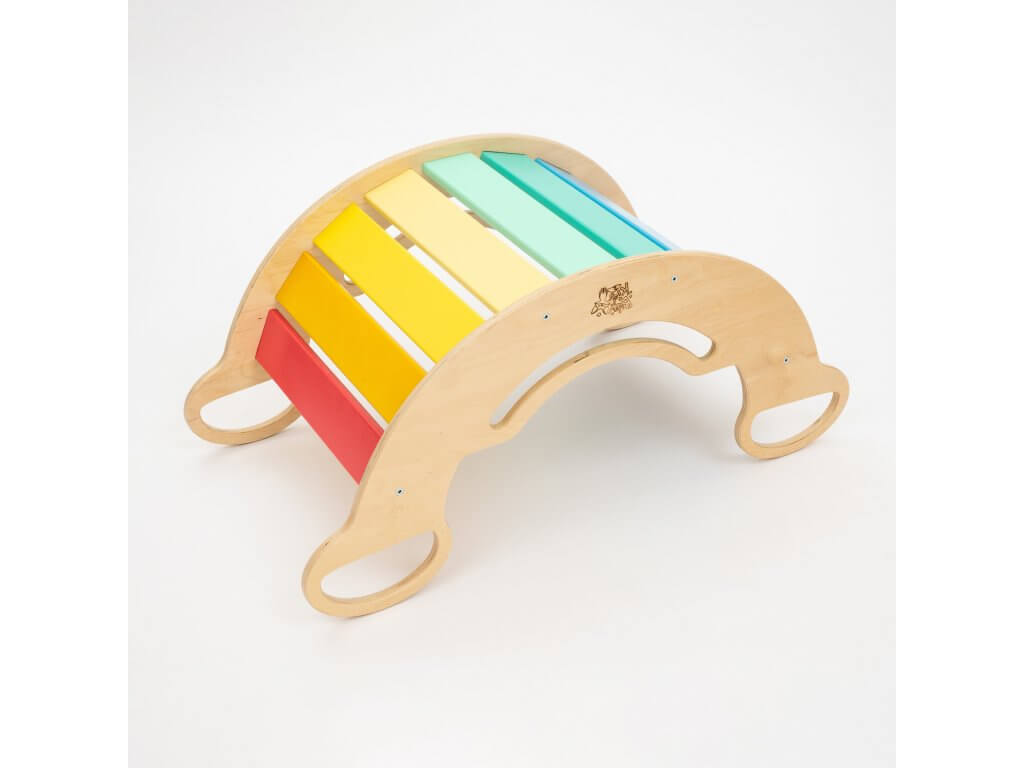 5-in-1 Montessori Kletterbogen Bunt