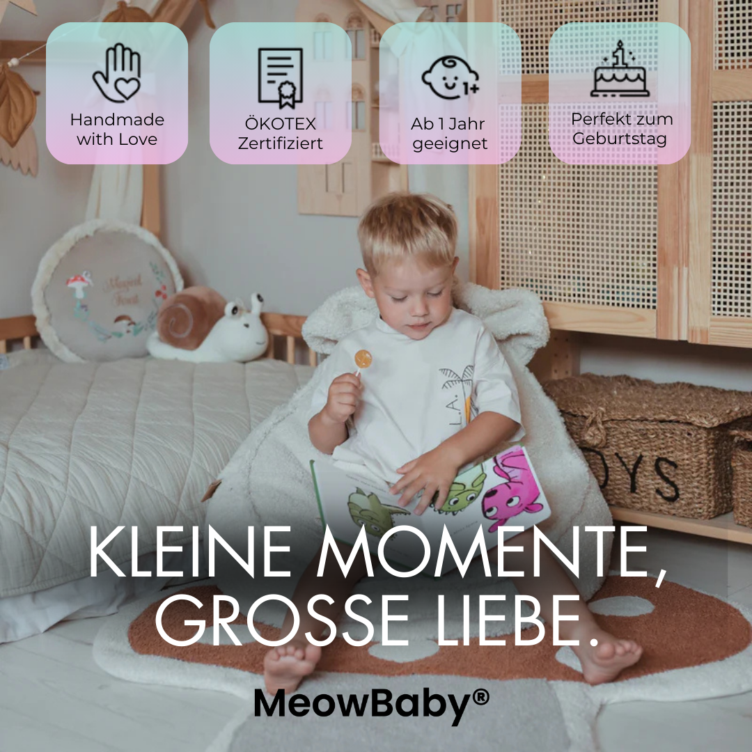 Kindersessel Bearly Bären-Sitzsack - Soft Teddy Edition