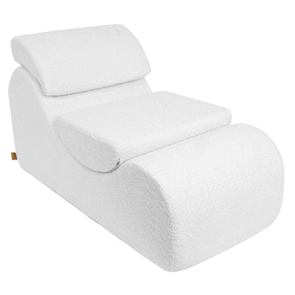 Sitzsack Wave Lounger Bouclé - creme/weiss