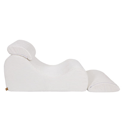 Sitzsack Wave Lounger Churro - creme/weiss