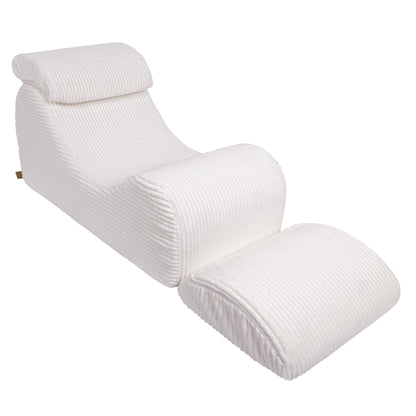 Sitzsack Wave Lounger Churro - creme/weiss