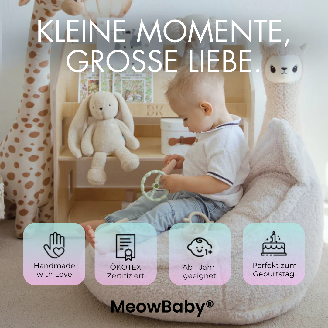 Kindersessel Bearly Bären-Sitzsack - Soft Teddy Edition