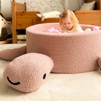 Bällebad Schildkröte Shelly Bouclé, 200 Bälle - eigene Farbauswahl