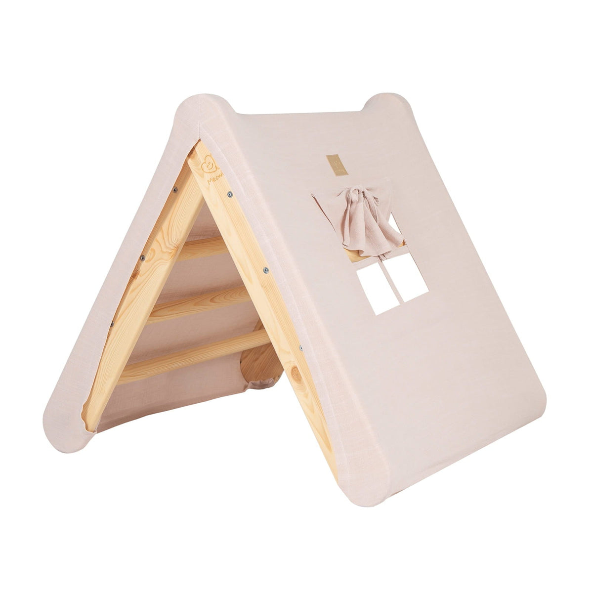 Haus mit faltbarer Kinderleiter 60x61 cm