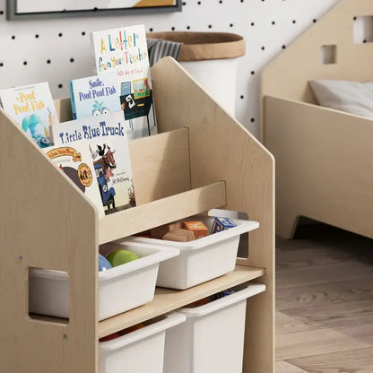 2-in-1 children's shelf, various colors