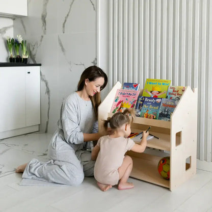 2-in-1 children's shelf, various colors