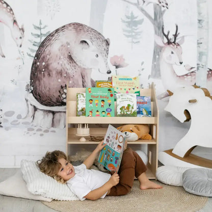 2-in-1 children's shelf, various colors