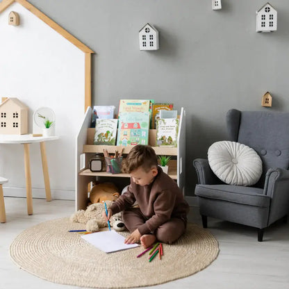 2-in-1 children's shelf, various colors