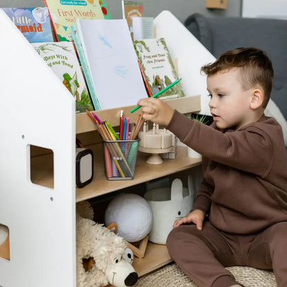2-in-1 children's shelf, various colors