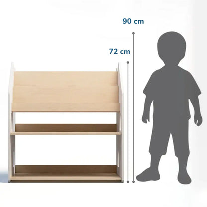 2-in-1 children's shelf, various colors