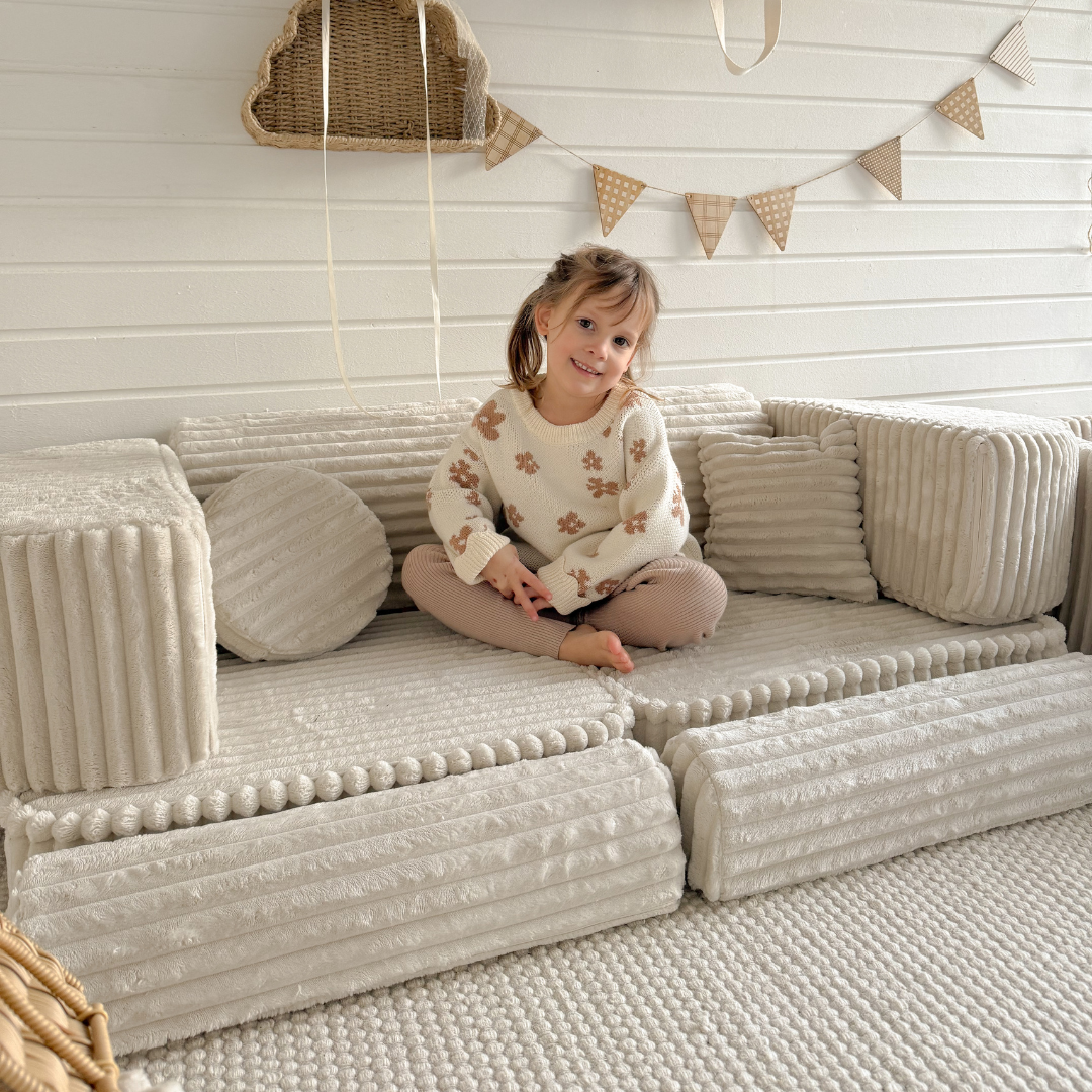 Spielsofa Mini Max Churros - Plüschcord Edition