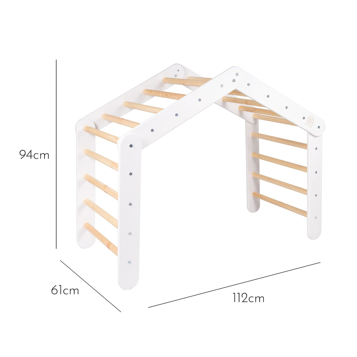 Großes Kletterdreieck 112x61x94 cm Pikler für Kinder