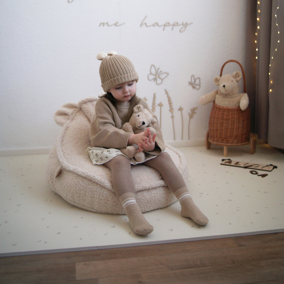 Kindersessel Bearly Bären-Sitzsack - Soft Teddy Edition
