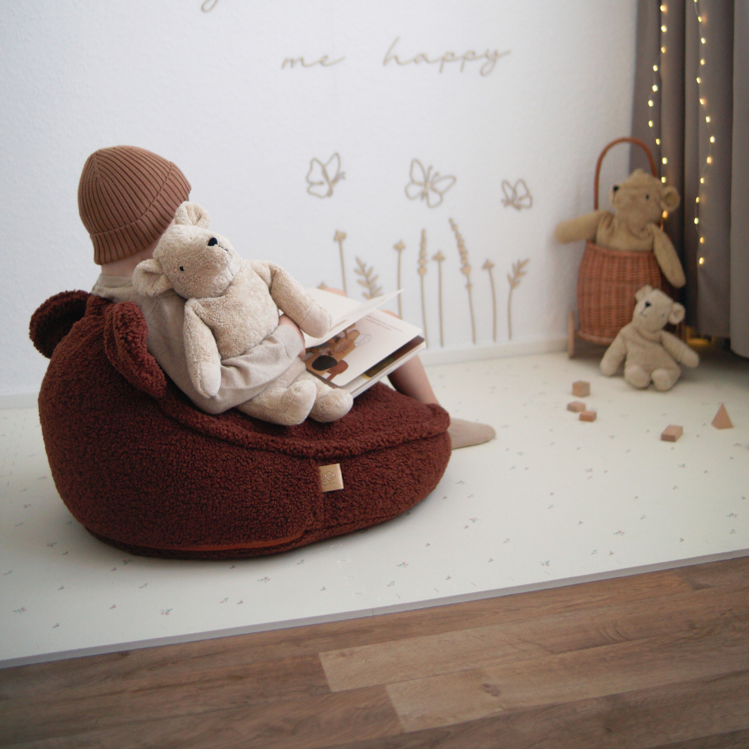 Kindersessel Bearly Bären-Sitzsack - Soft Teddy Edition