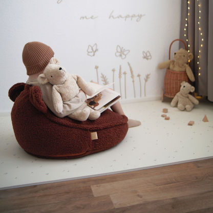 Kindersessel Bearly Bären-Sitzsack - Soft Teddy Edition