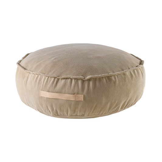 Sitzpouf für Kinder, Rund, Premium Cord - Slim Cord Edition